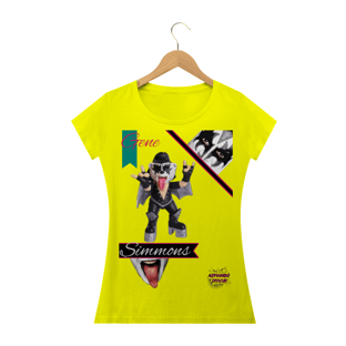 Nome do produtoGene Simmons! Camisa Feminina Baby Long Quality