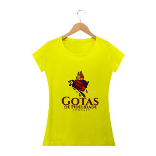 Nome do produto Camiseta Feminina Gotas de Fidelidade