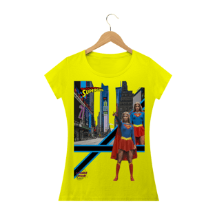 Nome do produtoSupergirl!!!!! Camisa Feminina Baby Long Quality