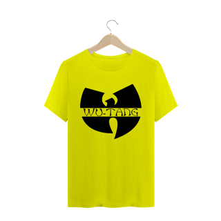 Nome do produtoCamiseta de Malha Quality Wu Tang Clan Logo Texto Tradicional Black