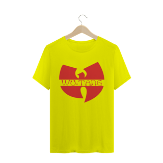 Nome do produtoCamiseta de Malha Quality Wu Tang Clan Logo Texto Tradicional Vermelho