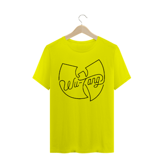 Nome do produtoCamiseta de Malha Quality Wu Tang Clan Logo linha Traço Preto