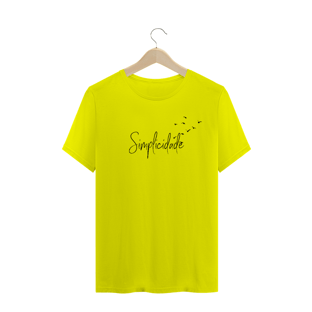 Nome do produtoCamiseta Simplicidade (Série palavras - fonte preta)