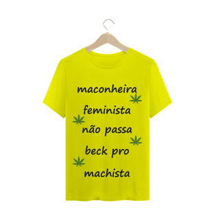 Nome do produtoT-Shirt Maconheira Feminista 