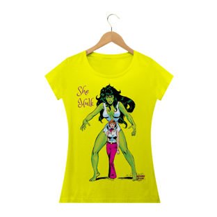Nome do produtoShe-Hulk Transforme! Camisa Feminina baby long quality