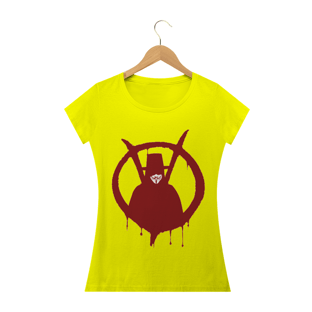 Nome do produtoCamiseta Baby Long Feminina - V de Vingança