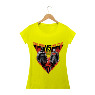 Nome do produtoCamiseta Baby Long Feminina - Batman vs Superman
