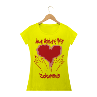 Nome do produtoCamisa baby long - Amar radicalmente