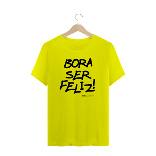 Nome do produtoBora ser feliz, Camiseta Masculina, Bluza.com.br