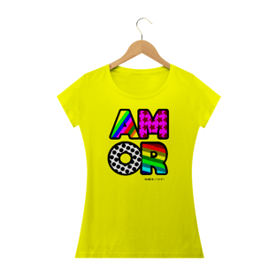 Nome do produtoAmor, Camiseta Feminina, Bluza.com.br