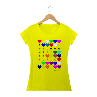 Nome do produtoA melhor mãe do mundo, Camiseta Feminina, Bluza.com.br