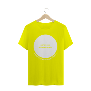 Nome do produtoCamiseta masculina - por dentro estou cansado