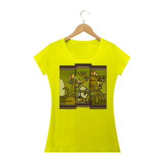 Nome do produto Camiseta baby Long Quality Feminina Estampa Quadro Artístico