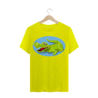 Nome do produto Camiseta Masculina Quality Estampa Jacaré Sorrindo
