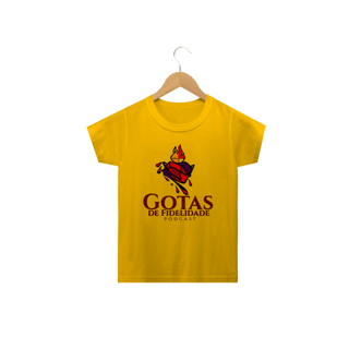 Nome do produto Camiseta Infantil Gotas de Fidelidade