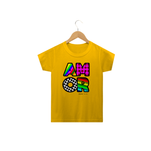 Nome do produtoAmor, Camiseta Infantil, Bluza.com.br