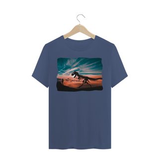 Nome do produto Camiseta Estonada Estampa Passeando com Dinossauro