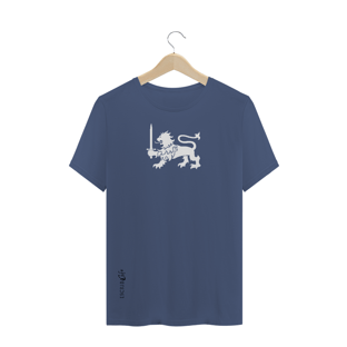 Nome do produtoCamiseta envelhecida Leão Branco