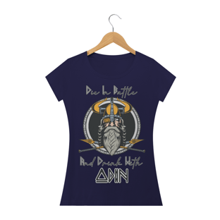 Nome do produtoCAMISETA DRINK WITH ODIN VINKINGS FEMININA