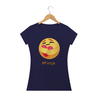 Nome do produtoCamisa Feminina Emoji #Força +Cores