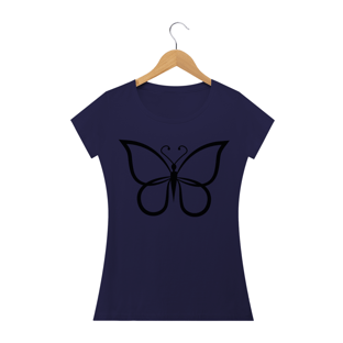Nome do produtoCamisa Feminina Branca Borboleta +Cores