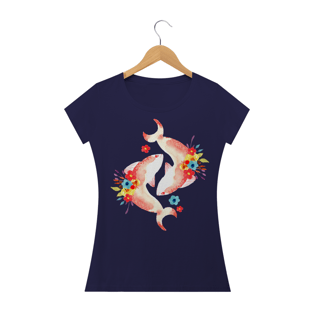 Nome do produtoCamiseta Baby Long Peixes