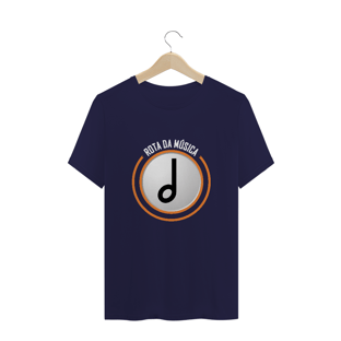 Nome do produtoCamiseta logo Rota da Música - preta, vermelha, azul marinho.
