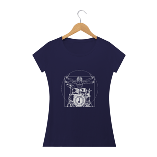Nome do produtoBaby Look Drummer Four - preta, azul royal, vermelha, azul marinho.
