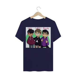 Nome do produto Camiseta Felps, Cellbit e Alan ( Modelo 2 )