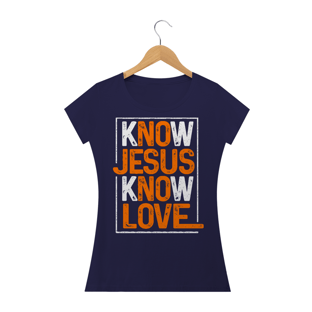 Nome do produtoCamiseta Baby Look Sacrovia Know Jesus