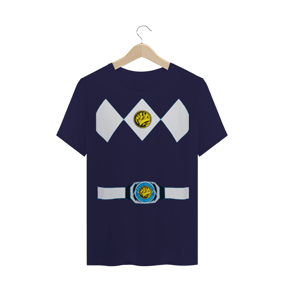 Camiseta Power Ranger azul com cinto