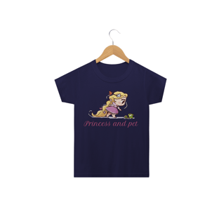 Nome do produtoCamiseta Infantil Princesa & Pet