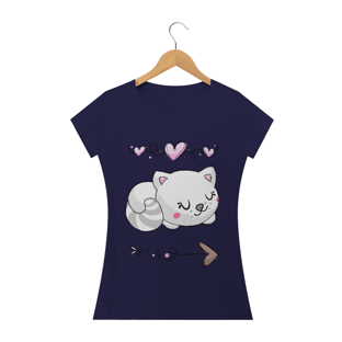 Nome do produtoCamiseta feminina Cat Cute