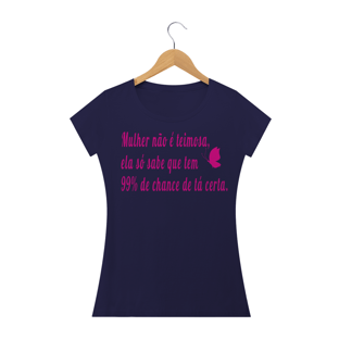 Nome do produtoCAMISETA BABY LOOK - MULHER ESTÁ CERTA