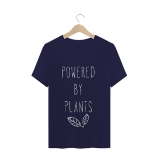 Nome do produtoCamiseta Vegana Unissex Powered By Plants