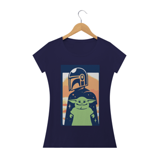 Nome do produtoCamiseta Feminina - Mandalorian e Baby Yoda