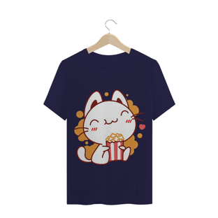 Nome do produtoCamiseta gato com Pipoca (gatos)
