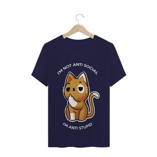 Nome do produtoCamiseta Não Sou Antissocial (gatos)
