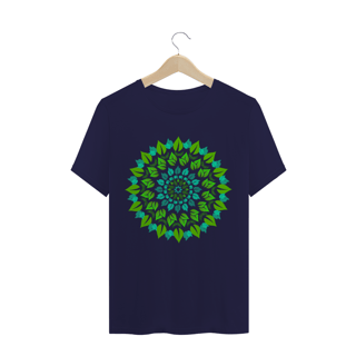 Nome do produto CAMISETA MANDALA VERDE FOLHAS