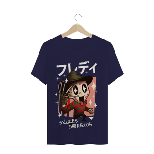 Nome do produtoCamiseta Freddy Chibi (halloween,personagens)