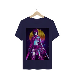 Nome do produtoCamiseta - Mikasa Neon Retrô