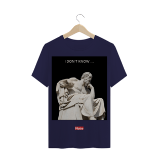 Nome do produtoCamiseta Sócrates - Eu não sei