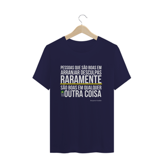Nome do produto Camiseta Frase Benjamin Franklin