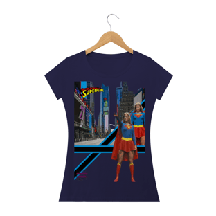 Nome do produtoSupergirl!!!!! Camisa Feminina Baby Long Quality