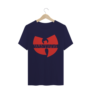 Nome do produtoCamiseta de Malha Quality Wu Tang Clan Logo Texto Tradicional Vermelho