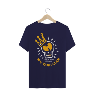 Nome do produtoCamiseta de Malha Wu Tang Clan Hip Hop PLUS SIZE Slum Caveira