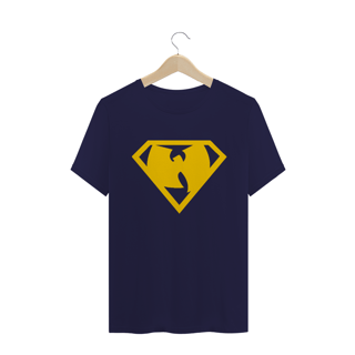 Camiseta de Malha Wu Tang Clan Hip Hop PLUS SIZE Logo Super Amarelo