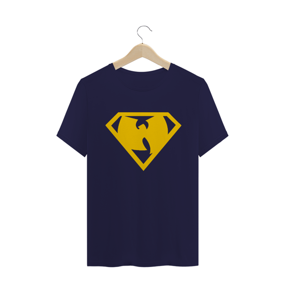 Camiseta de Malha Wu Tang Clan Hip Hop PLUS SIZE Logo Super Amarelo