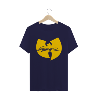 Nome do produtoCamiseta de Malha Wu Tang Clan Hip Hop PLUS SIZE Logo WuWear Amarelo
