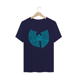 Nome do produtoCamiseta de Malha Wu Tang Clan Hip Hop PLUS SIZE 20 Years Azul